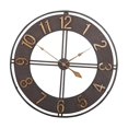 thumbnail image 3 of Reloj de pared redondo decorativo sin tictac, regalo sencillo, silencioso, elegante y minimalista. Números árabes, 3 of 9