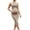 Kaki, variante sur Robe de Maternité pour Femmes, Tricot Sans Manches à Col Rond Moulante en Tissu Polyester Extensible, Convient à la Grossesse et à l'Allaitement, Kaki G