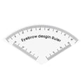 thumbnail image 1 of Fast Drawing Eyebrow Ruler Microblading Mapping Tool Eyebrow Shaping Makeup Drawing Guide Ruler, 1 of 5