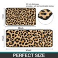 thumbnail image 7 of Beige and Black Of Leopard Print Kitchen Rugs Sets Of 2,Anti Fatigue Kitchen Mat Rugs Non Slip Washable,Decorative Kitchen Floor Mats for Kitchen,Sink,Laundry,17"X30"+17"X47", 7 of 7