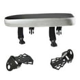 thumbnail image 2 of relayinert Bicycle Rear Seat Cushion Comfortable for Men Women Bike Rear Saddle Black Silver Length 30cm, 2 of 6