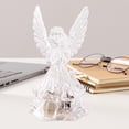 thumbnail image 4 of LED Light Transparent Creative Shape High Durability Shatterproof Energy-saving Decorative Acrylic 3D Angel Night Light Desktop Decoration for Home, 4 of 10