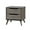 Gray, variant on Benzara Lennart Mid-Century Modern Nightstand, Gray