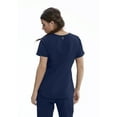 thumbnail image 2 of Grey's Anatomy Womens GRST013 Zoe Princess Seam Scrub Top-Indigo-L, 2 of 4