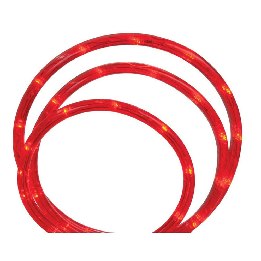 LED ROPE LIGHT RED 9'