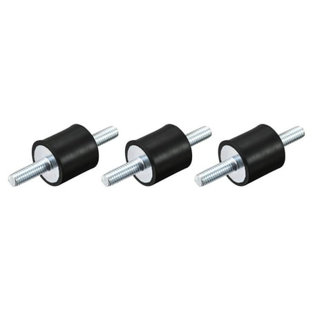 

Rubber Mounts M6x18mm Male Vibration Isolator Shock Absorber D20mmxH20mm 3 Pack