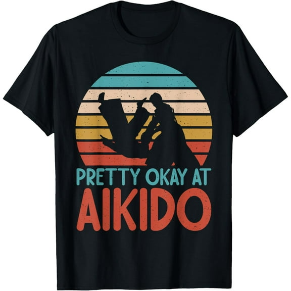 Crewneck Unisex Tee - Pretty okay at Aikido T-Shirt