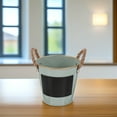 thumbnail image 1 of LIFKOME Iron Urn Planter Small Flower Pot Blue 1Set, 1 of 8