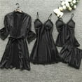 thumbnail image 1 of Lingerie Femmes Soie Robe de Dentelle Robe Babydoll Vêtements de Nuit Pyjamas Ensemble, 1 of 5