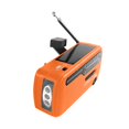 thumbnail image 1 of MesaSe Manivelle Solaire 1200mAh Rechargeable Portable Banque d'Alimentation LED Lampe de Poche AM / / SW1 / SW2 Monde Bande Récepteur Batterie Exploité avec Lampe de Poche Téléphone Portable Solaire Haut-Parleur Intégré, 1 of 7