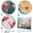 thumbnail image 3 of Designart "Meadow Bliss composition III" Modern Floater Framed Wall Decor, 3 of 7