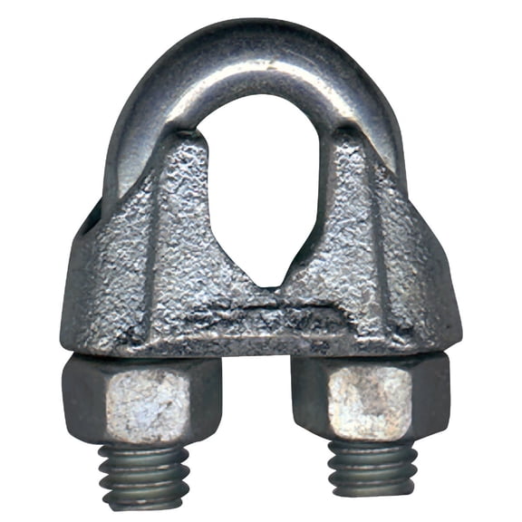 APEX Wire Rope Clip - Stainless Steel - 1/8 In, Silver
