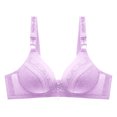 thumbnail image 2 of SELONE 2023 Everyday Bras for Women Push Up Cotton for Sagging Breasts Colored Gathering Nursing Bras for Breastfeeding High Impact Bras Sports Bras for Women Longline Bras Push Up Bras Pink XL, 2 of 3