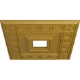 thumbnail image 3 of Ekena Millwork 18"W x 18"H x 3 1/2"ID x 1 1/8"P Eris Ceiling Medallion (Fits Canopies up to 9 7/8"), Hand-Painted Pharaohs Gold, 3 of 5