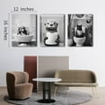 thumbnail image 3 of Hieng Framed Toddler Boys Room Decor - Construction Truck Wall Art Set, 12"x16" 3Pcs Set, 3 of 5