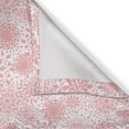thumbnail image 4 of Ambesonne Floral Valance Pack of 2, Monochrome Simplistic Floral, 42"X12", Pale Pink and White, 4 of 5