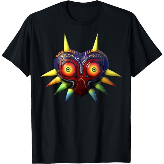 Legend Of Zelda Majoras Mask Portrait DTG Print Unisex T-Shirt
