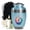 MUSIC-47, variant on JAGASY Music Cremation Urn - Large Blue Urns for Son - Memorial Musical Notes Urn for Music Lover - Funeral Urns for Human Ashes Men & Women - 10 Inch