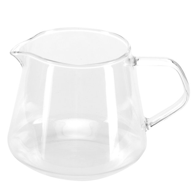 Transparent Cup High Borosilicate Glass Coffee Sharing Cup AntiScalding for Drinking Tea(400ml )