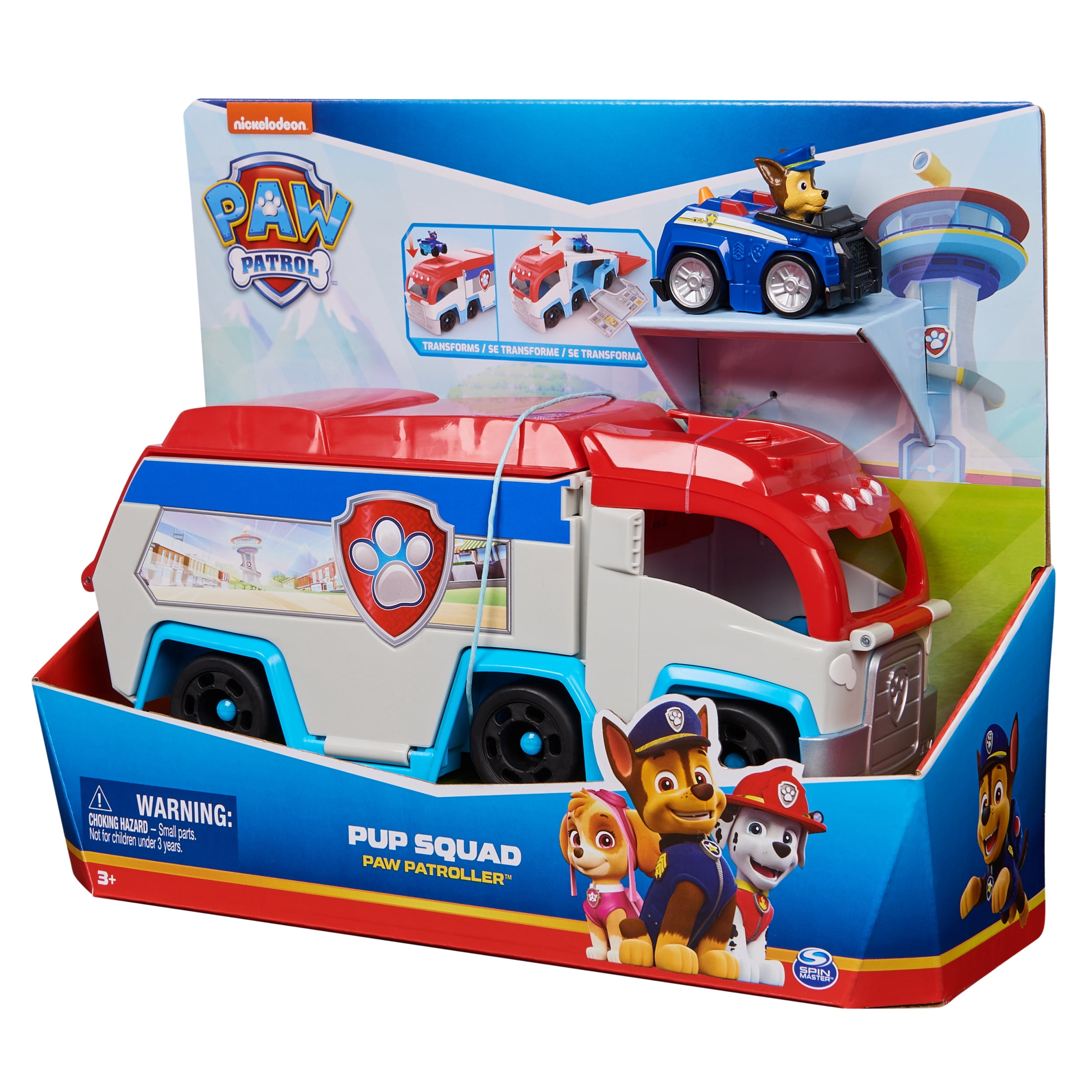 PAW Patrol: Pup Squad Patroller with Chase Vehicle for Kids Ages 3+