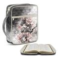 thumbnail image 2 of Xixirimido Japanese Dragon Cherry Blossom Print Quilted Bible Cover Bible Case for Women, Large Bible Carrying Case with Handle, Bible Study Supplies & Christian Gift for Men, 2 of 7