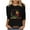 A01-Black, variant on ZVAVZ Ladies Tops And Blouses,Women's Black History Month T Shirts 3/4 Length Sleeve Scoop Neck Shirts Oversized Graphic Tees for Women Clearance Sales Today Pink XXL