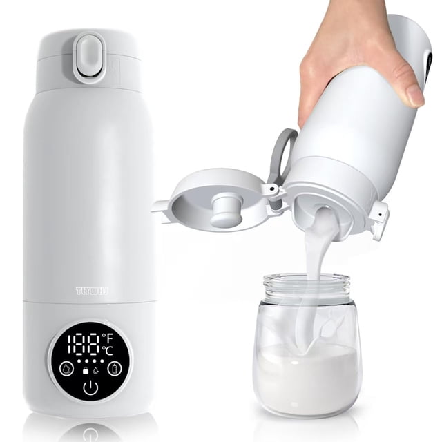 Calentador de biberones portátil TLTWHS de 500 ml de leche y agua para viajar