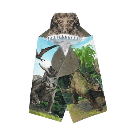 Jurassic World T-Rex Kids Cotton Hooded Towel
