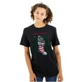 thumbnail image 3 of Christmas Happy Holidays Stocking Graphic T Shirt Men or Women Brisco Brands S, 3 of 6