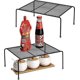 thumbnail image 1 of Pack Kitchen Cupboard Storage Shelves - For Kitchen Cabinets, Countertops, Pantry, Food and Utensils (Black), 1 of 4