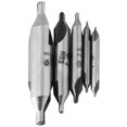 thumbnail image 1 of Wifehelper 10pcs Center Drill bits Set 60 Degree Combined Countersink bits 1mm-5mm Lathe Mill Tool Set Amonsee No, 1 of 5