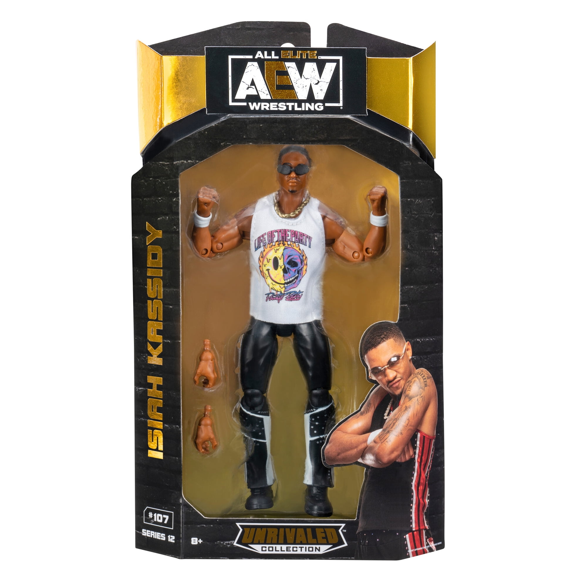 Isiah Kassidy AEW Unrivaled 12 Jazwares AEW Toy Wrestling Action