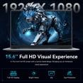 thumbnail image 6 of 15.6" Laptop,16GB RAM 512GB SSD,Windows 11 Pro,Intel Core i3(Up to 3.4GHz),NoteBook Computer,1920 x 1080 FHD 16:9 Display,For Student, 6 of 10