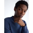 thumbnail image 4 of Free Assembly Men's Roll Neck Cotton Sweater with Long Sleeves, Midweight, Sizes XS-3XLT, 4 of 6