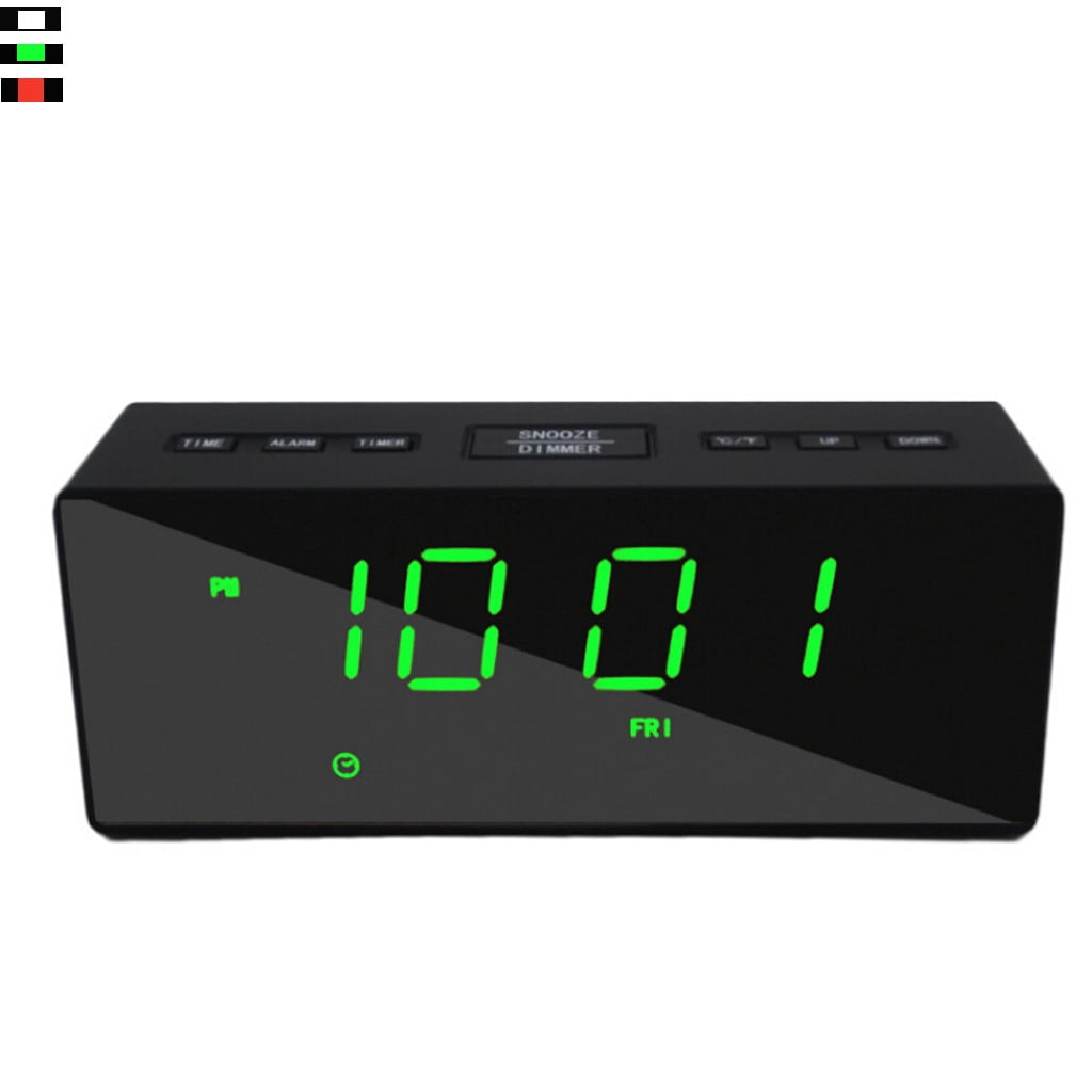 Mirror Alarm Clock Multifunctional Countdown Led Electronic Clock
