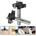 thumbnail image 4 of Spade Overlay Cutter, 1/4" Shank 1" Cutting Diameter Dado and Planer Cutter Spade Cutter with Removable Insert, Carbide Slab Flattening Bit for Woodwo, 4 of 5