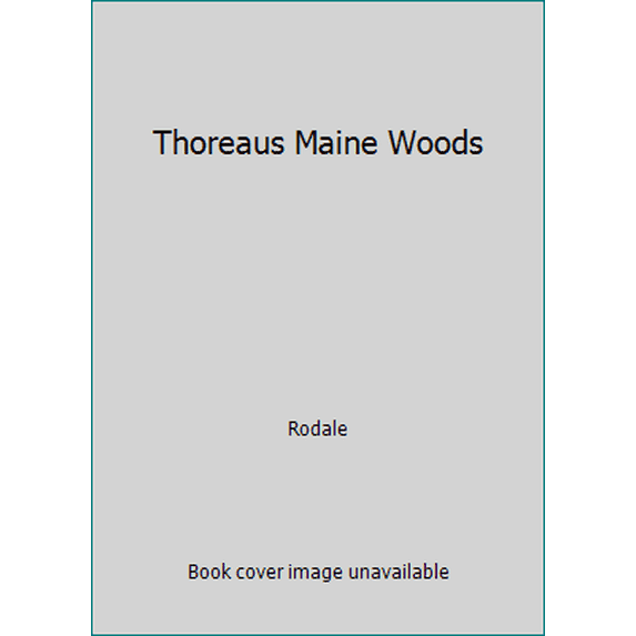 Pre-Owned Thoreaus Maine Woods (Hardcover) 0899093140 9780899093147