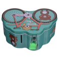 thumbnail image 3 of Metal Piggy Bank Cute Bicycle Piggy Bank Girls Coin Bank with Lock Bicycle Shaped Piggy Bank, 3 of 4