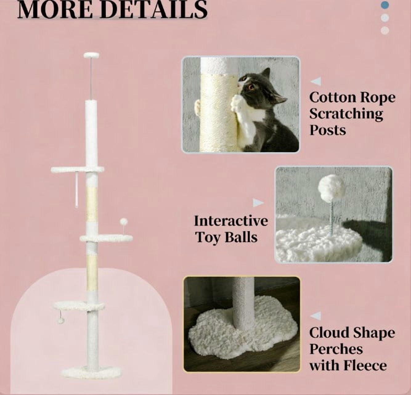 Cat Tree, Floor to Ceiling Cat Tree