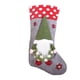 thumbnail image 1 of Calcetín de Navidad Billuyoard decoración colgante patrón de gnomo encantador, 1 of 6