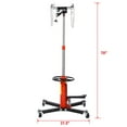 thumbnail image 2 of Transmission Jack, 1660 Lbs Capacity Hydraulic Floor Jack Stand with 2 Stage Hydraulic Ram, Floor Jack Stand with 360° Swivel Wheels, Hydraulic Telescopic Transmission Jack, 2 of 7