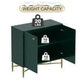 thumbnail image 5 of Clihome 32-Inch 2 Door Locker Media Storage Cabinet/Buffet Green, 5 of 5