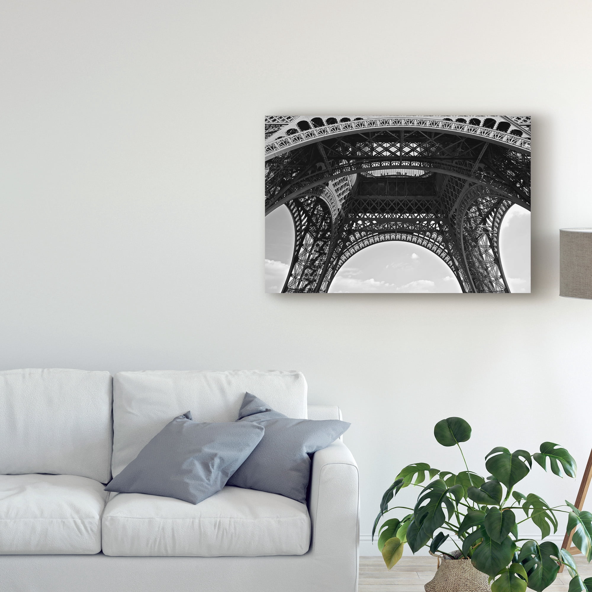 Under Eiffel' Canvas Art by American School