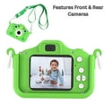 thumbnail image 2 of MAKATA Kids' Digital Camera (GREEN) 48MP with HD Video Recording Games and MP3 Music, Fun Toy Camera for Children Under 13 Years Old, Birthday Christmas for Boys and Girls, 2 of 9