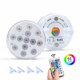 thumbnail image 4 of Luz LED sumergible para piscina, IP68, multicolor, con control remoto, resistente al agua, para acuario, bañera y piscina (2 unidades), 4 of 4