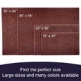 thumbnail image 3 of Ecomills Dirt Trapper Door Mat, Absorbent Indoor/Outdoor Entrance Mat, Low Profile, Rubber Backing, 24" x 36", Brown, 3 of 4