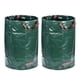 thumbnail image 1 of Jardín Bolsa 132 Galones Grande Hoja Residuos Jardinería Contenedor Reutilizable Soporte para Césped Patio Piscina Paquete de 2, 1 of 5