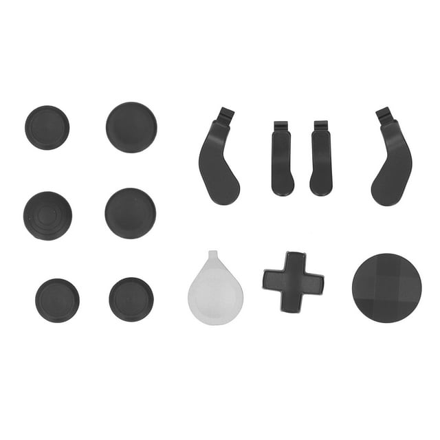 Controller Accessories, 13 Pcs Set Thumbsticks Paddles D Pads, Stylish Textured Grip, for Elite Series 2