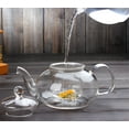 thumbnail image 3 of Borosilicate Temperature Resistant Glass Teapot (1000ml), 3 of 5