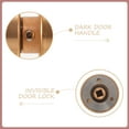 thumbnail image 3 of WASHWEPE Deadbolt Lock Single Cylinder Deadbolt Set Aluminum Alloy Gold 1Pcs, 3 of 8